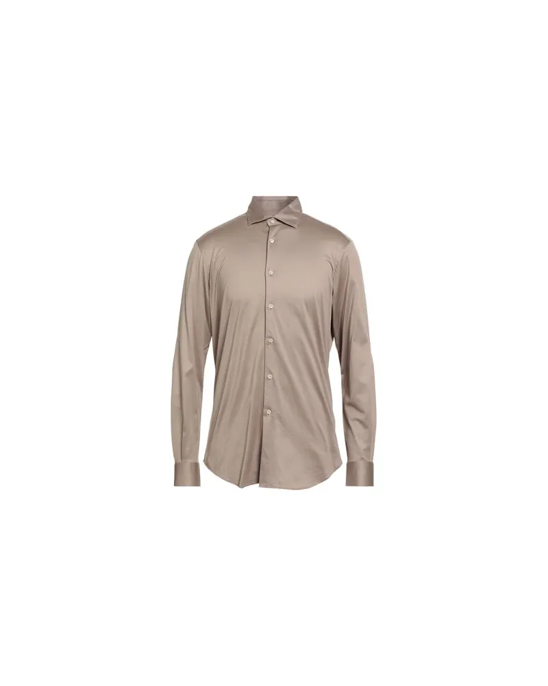 Pal Zileri EFFORTLESS - TOPS - Hemdenauf YOOX.COM Khaki
