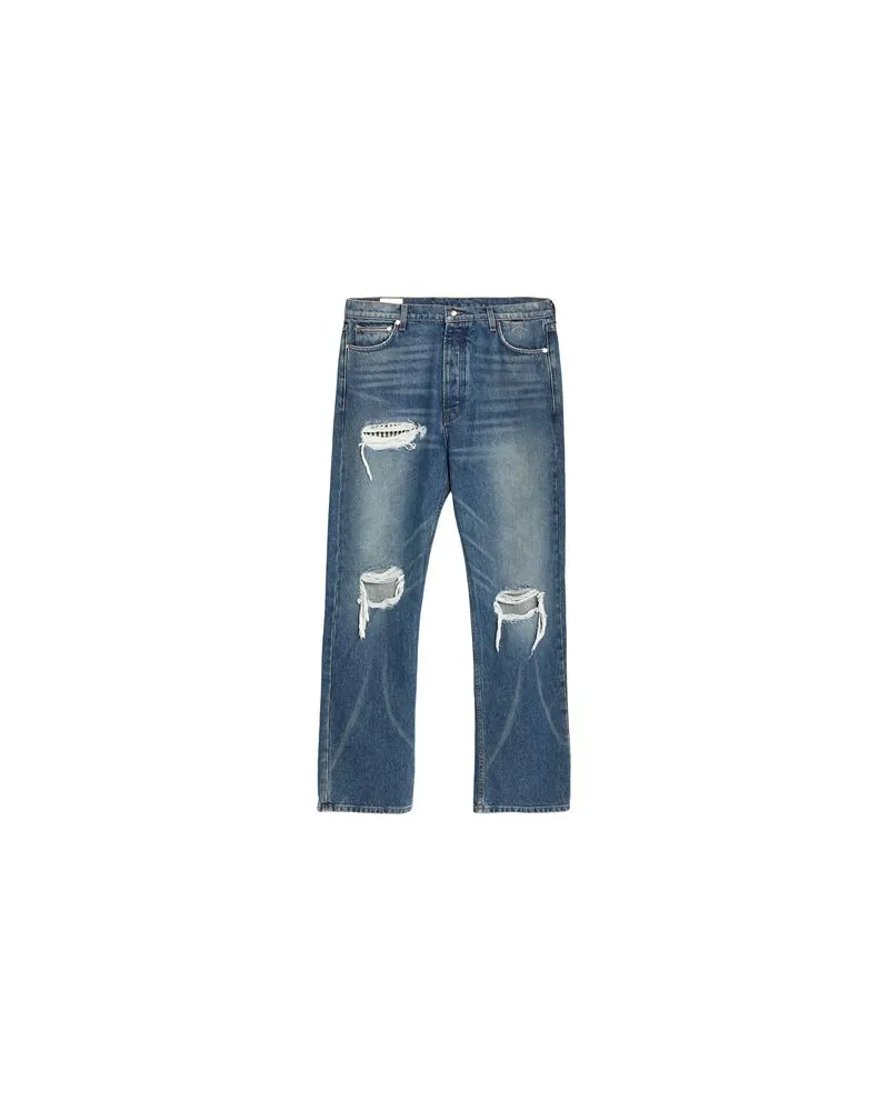 RHUDE HOSEN & RÖCKE - Jeanshosenauf YOOX.COM Blau