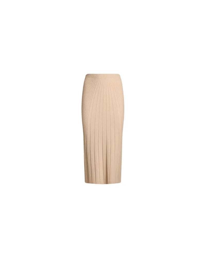 D.EXTERIOR HOSEN & RÖCKE - Midi-Röckeauf YOOX.COM Beige
