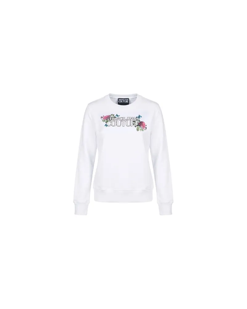 Versace Jeans TOPS - Sweatshirtsauf YOOX.COM Weiß
