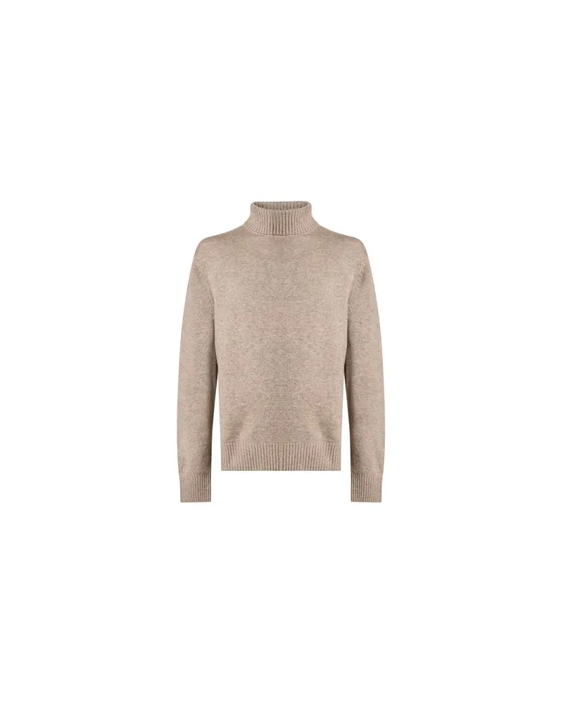 Officine Generale STRICKWAREN - Rollkragenpulloverauf YOOX.COM Maulwurfsgrau