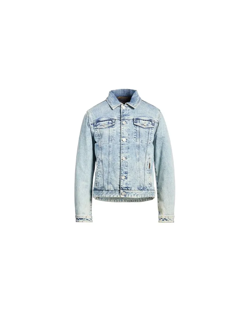 MOORER JACKEN & MÄNTEL - Jeansjacken/Mäntelauf YOOX.COM Blau