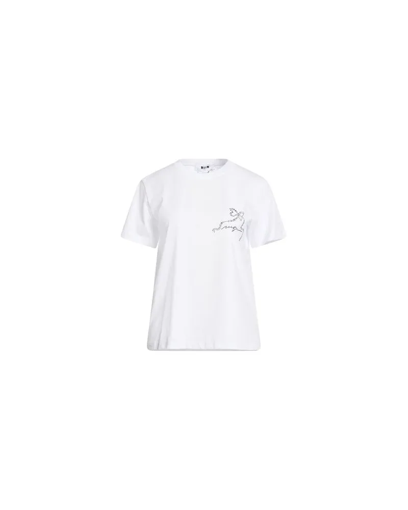 MSGM TOPS - T-shirtsauf YOOX.COM Weiß