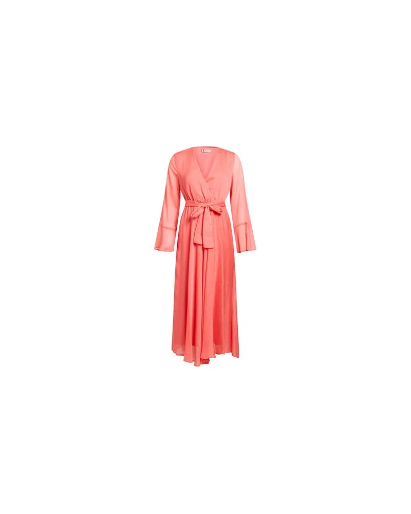 Twin-Set KLEIDER - Maxi-Kleiderauf YOOX.COM Koralle