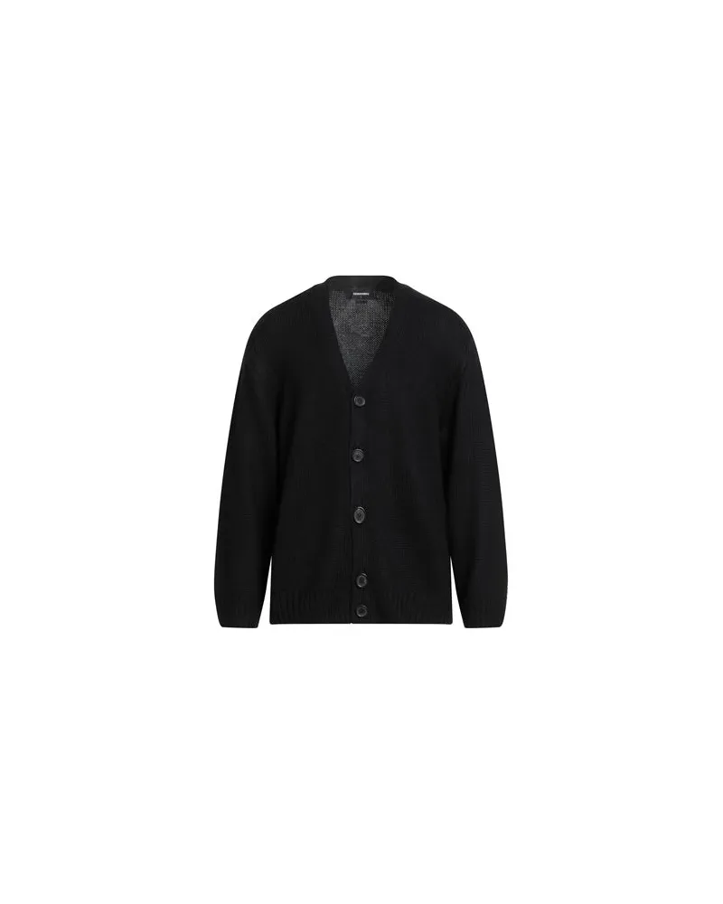 Dsquared2 STRICKWAREN - Strickjackenauf YOOX.COM Schwarz