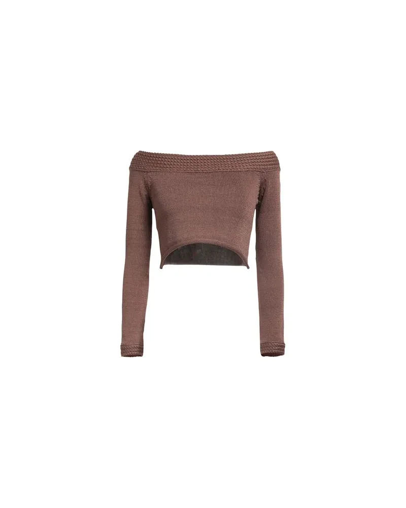 Antonella Rizza STRICKWAREN - Pulloverauf YOOX.COM Schokobraun