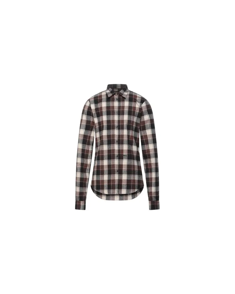 Dsquared2 TOPS - Hemdenauf YOOX.COM Dunkelbraun
