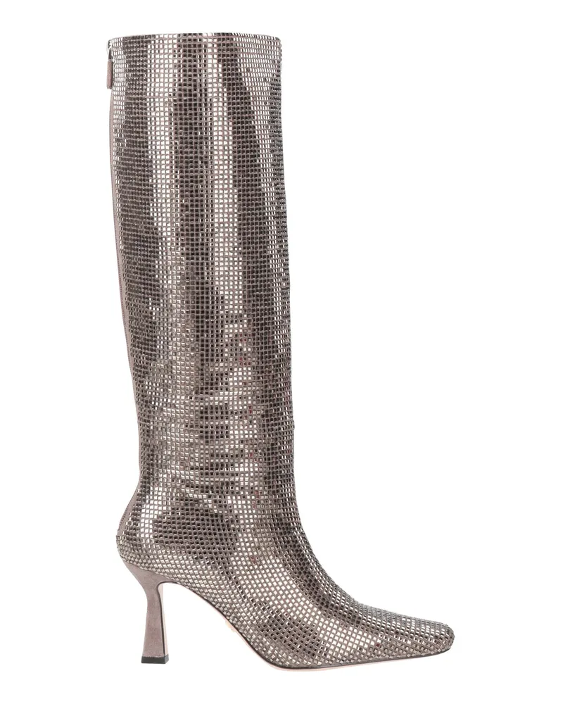 Lola Cruz Stiefel Silber