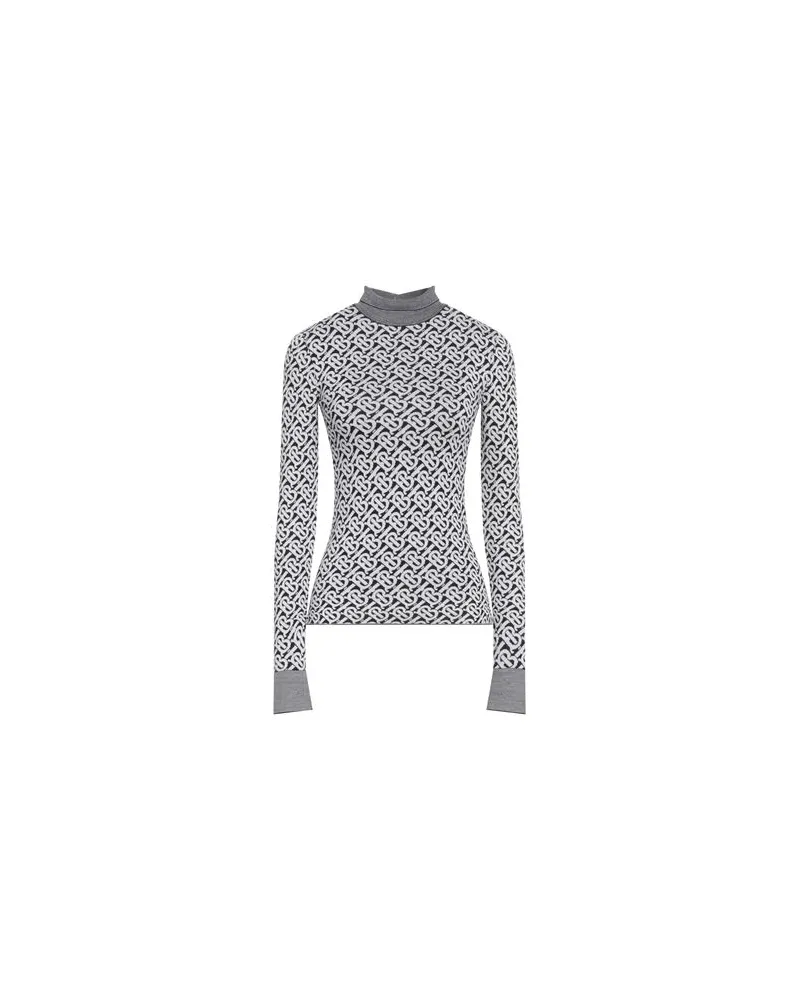Burberry STRICKWAREN - Rollkragenpulloverauf YOOX.COM Marineblau