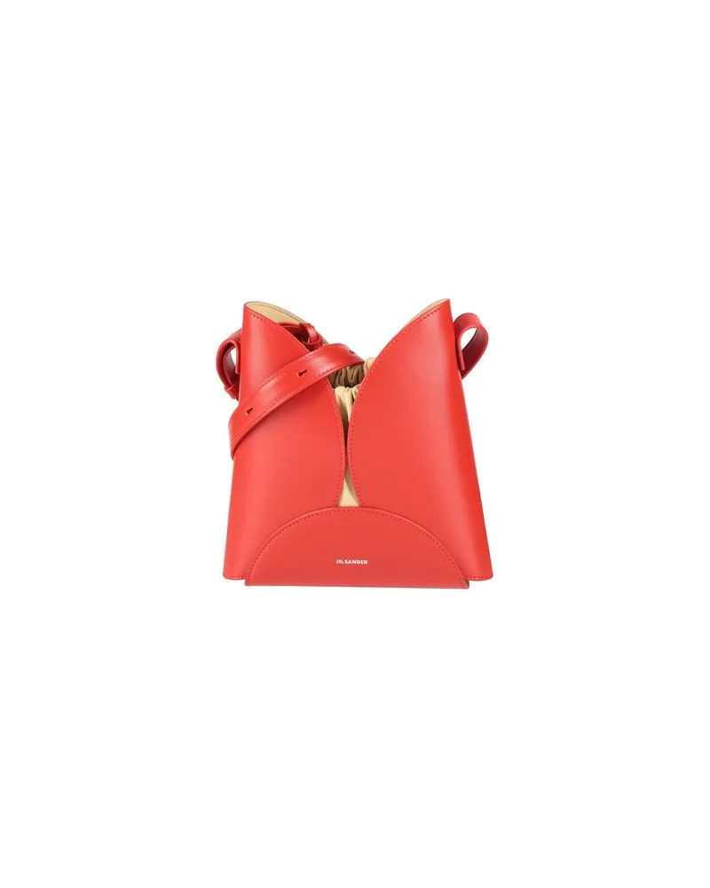 Jil Sander TASCHEN - Umhängetascheauf YOOX.COM Tomatenrot