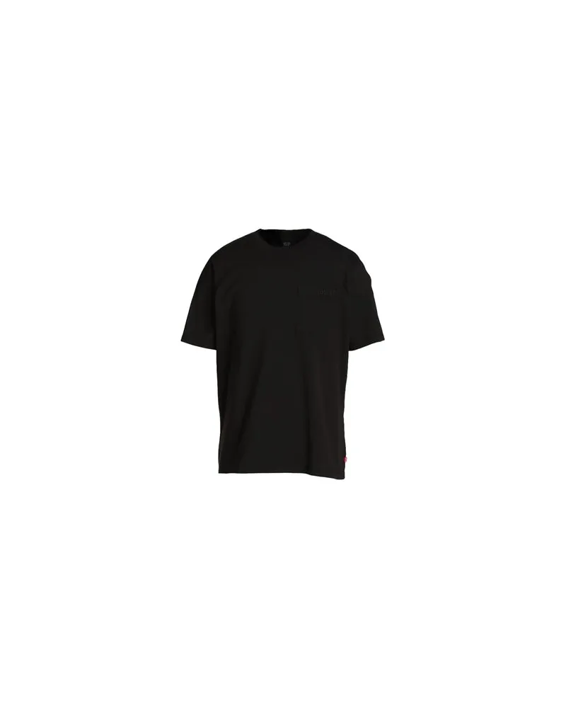 Levi's SS POCKET TEE RLX   - TOPS - T-shirtsauf YOOX.COM Schwarz