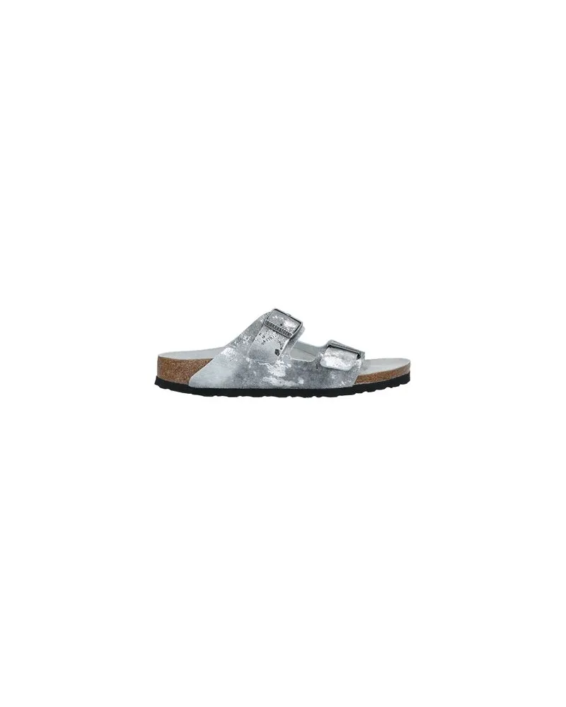 Birkenstock SCHUHE - Sandalenauf YOOX.COM Silber