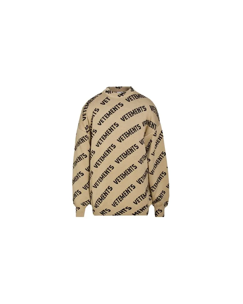 VETEMENTS STRICKWAREN - Pulloverauf YOOX.COM Beige