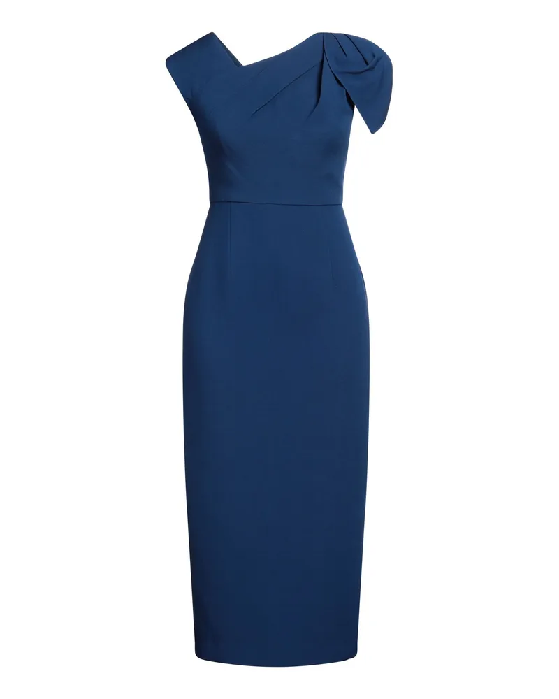 Roland Mouret Midi-Kleid Blau