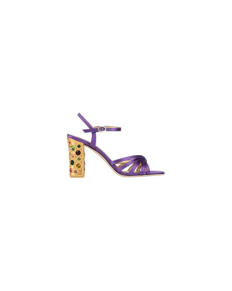 Valentino Garavani SCHUHE - Sandalenauf YOOX.COM Violett
