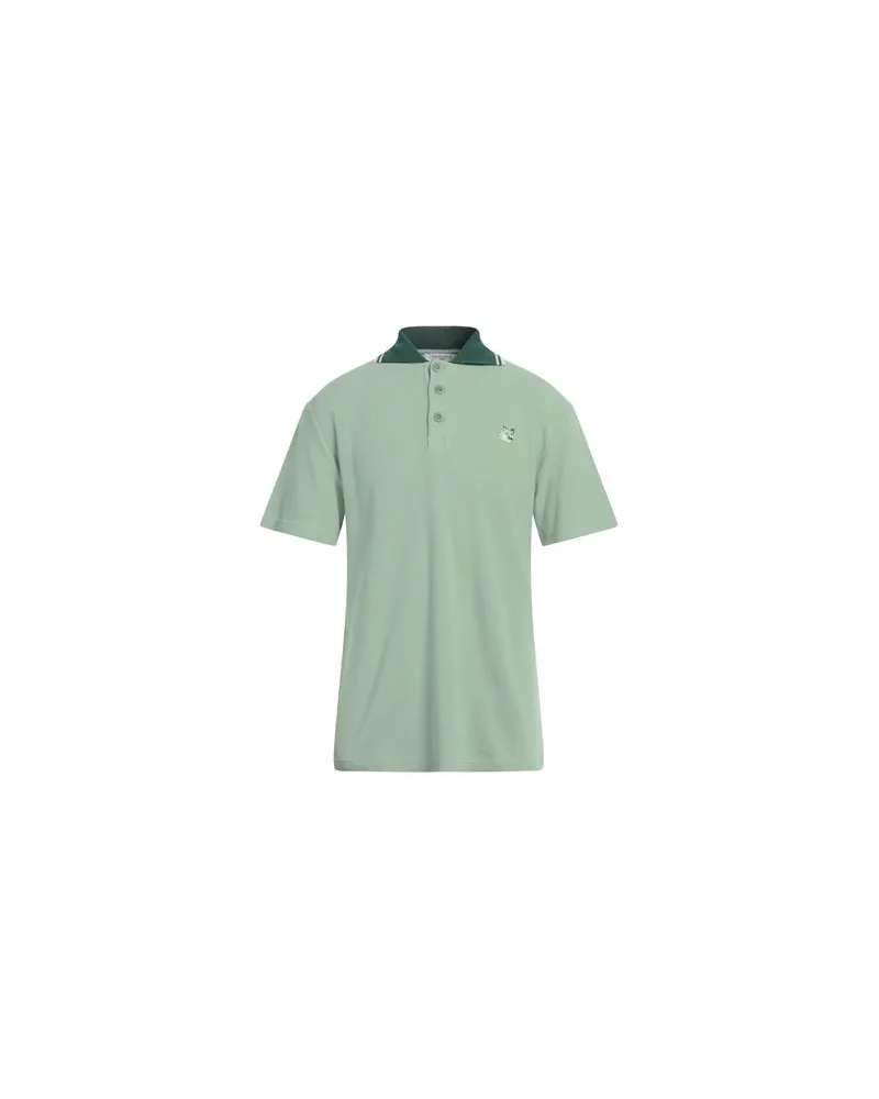 Kitsuné TOPS - Poloshirtsauf YOOX.COM Salbeigrün