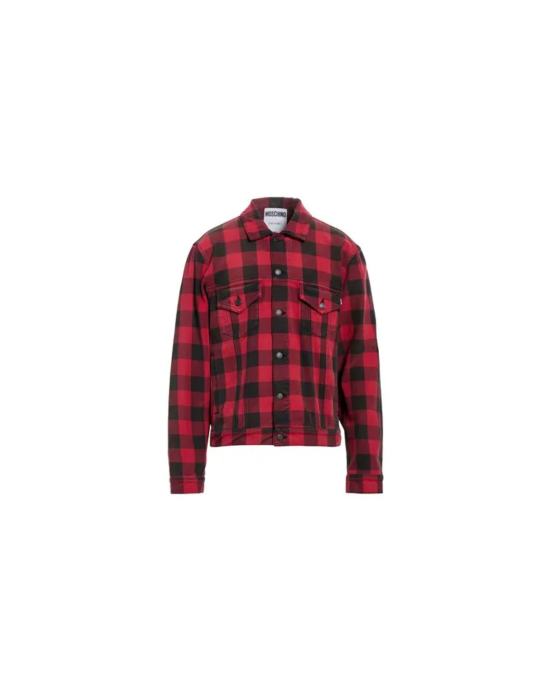Moschino JACKEN & MÄNTEL - Jeansjacken/Mäntelauf YOOX.COM Rot