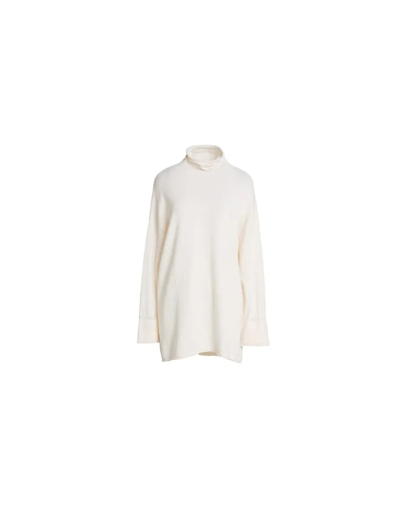 Max Mara STRICKWAREN - Rollkragenpulloverauf YOOX.COM Cremeweiß