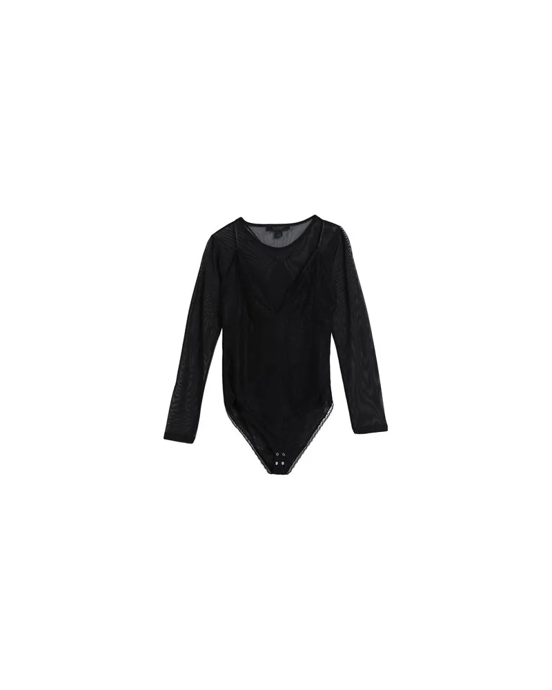 AllSaints TOPS - Bodysuitsauf YOOX.COM Schwarz