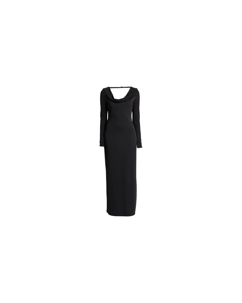 Twin-Set KLEIDER - Maxi-Kleiderauf YOOX.COM Schwarz