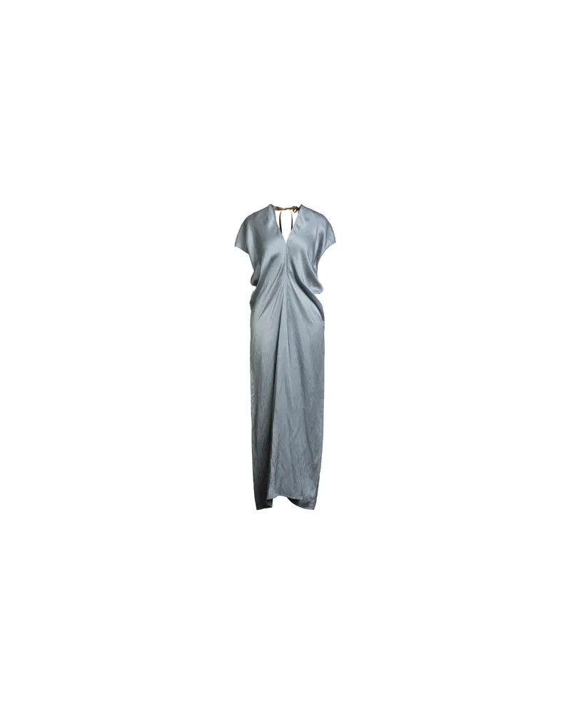 ALYSI KLEIDER - Maxi-Kleiderauf YOOX.COM Grau