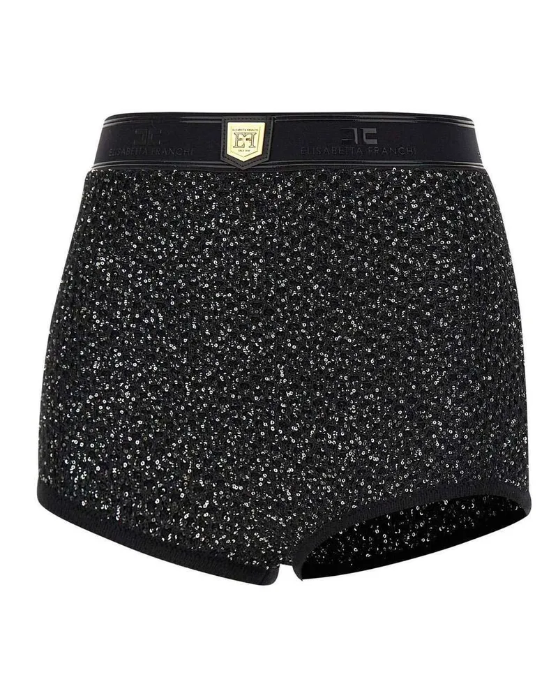 Elisabetta Franchi Shorts & Bermudashorts Schwarz