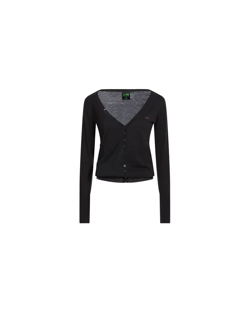 Sun68 STRICKWAREN - Strickjackenauf YOOX.COM Schwarz