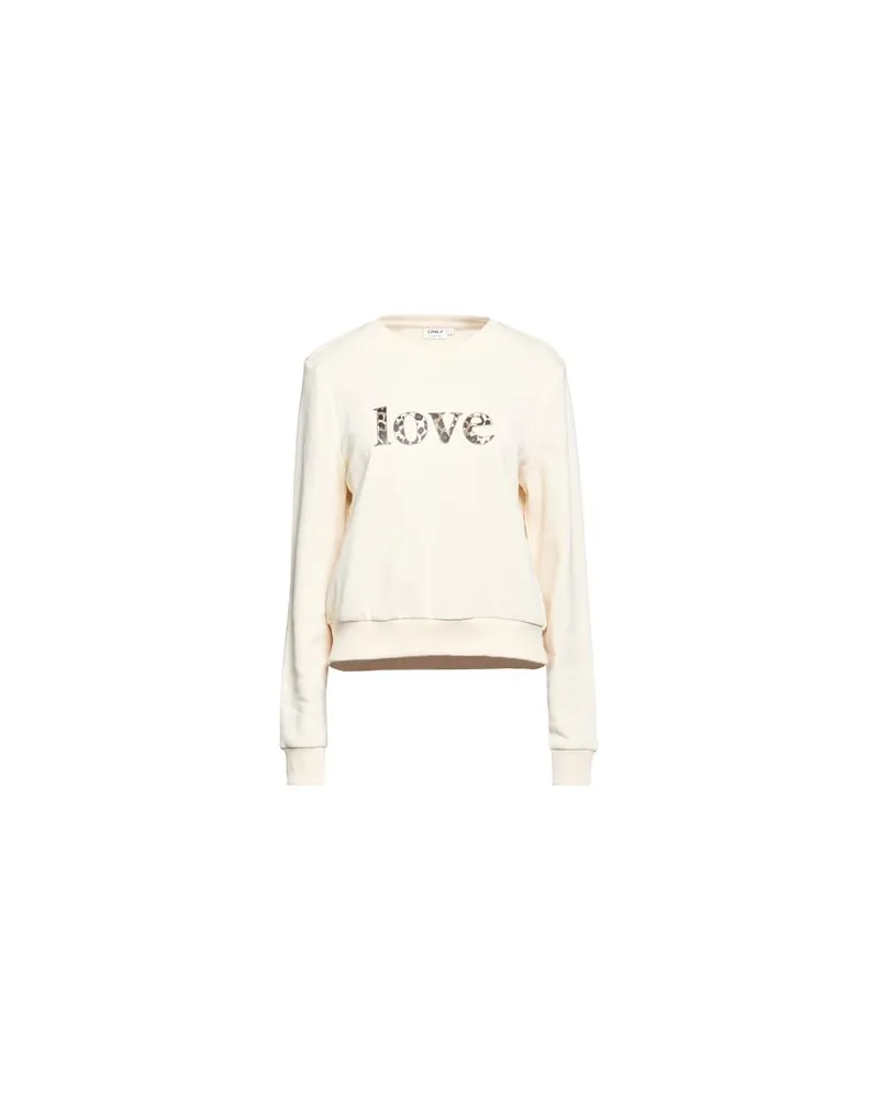only TOPS - Sweatshirtsauf YOOX.COM Cremeweiß