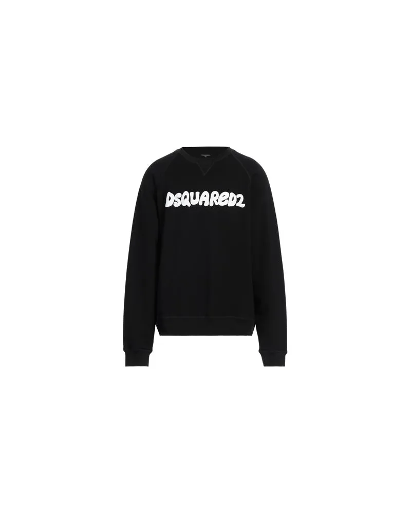 Dsquared2 TOPS - Sweatshirtsauf YOOX.COM Schwarz