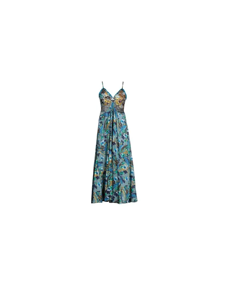 Connor & Blake KLEIDER - Maxi-Kleiderauf YOOX.COM Taubenblau