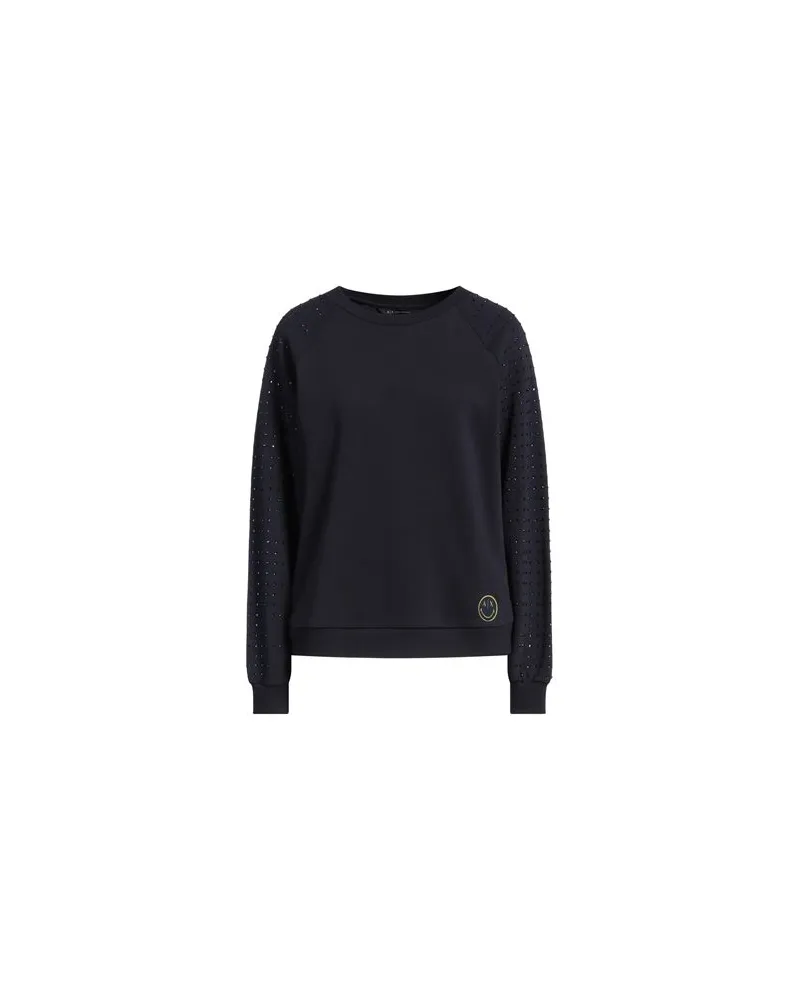 Armani Exchange TOPS - Sweatshirtsauf YOOX.COM Nachtblau