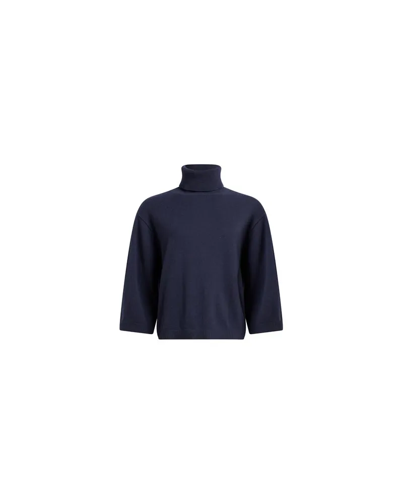 Officine Generale STRICKWAREN - Rollkragenpulloverauf YOOX.COM Marineblau