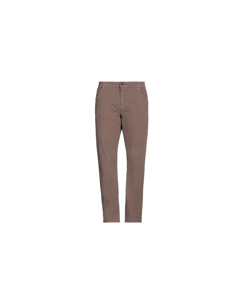 Hackett HOSEN & RÖCKE - Hosenauf YOOX.COM Dunkelbraun