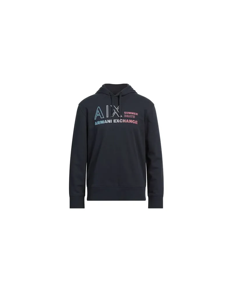 Armani Exchange TOPS - Sweatshirtsauf YOOX.COM Nachtblau