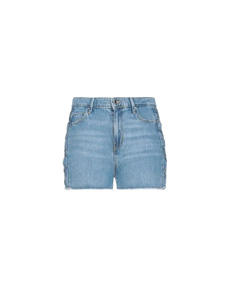 Guess HOSEN & RÖCKE - Jeansshortsauf YOOX.COM Blau