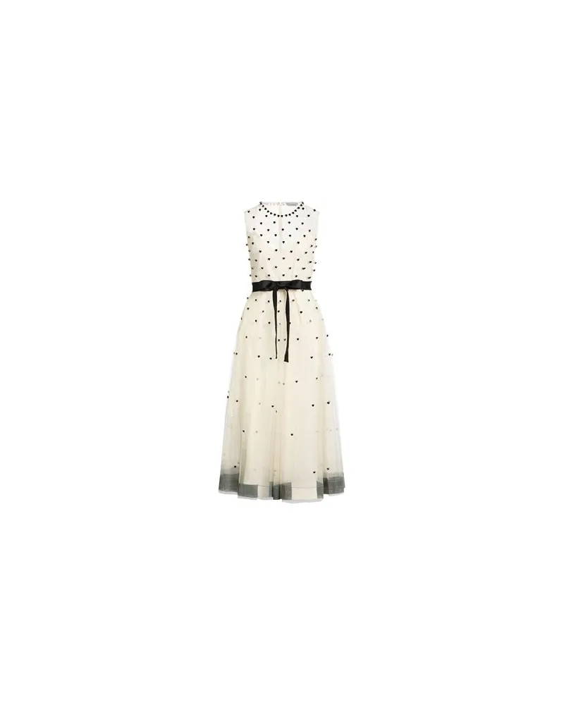 RED Valentino KLEIDER - Maxi-Kleiderauf YOOX.COM Elfenbein