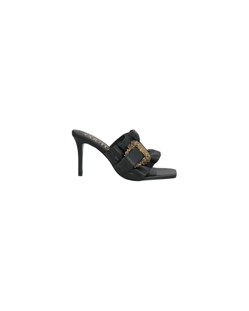 Versace Jeans SCHUHE - Sandalenauf YOOX.COM Schwarz