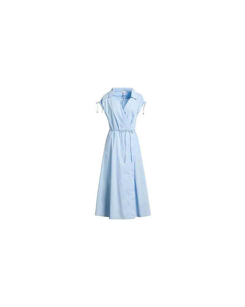 MARELLA KLEIDER - Maxi-Kleiderauf YOOX.COM Himmelblau