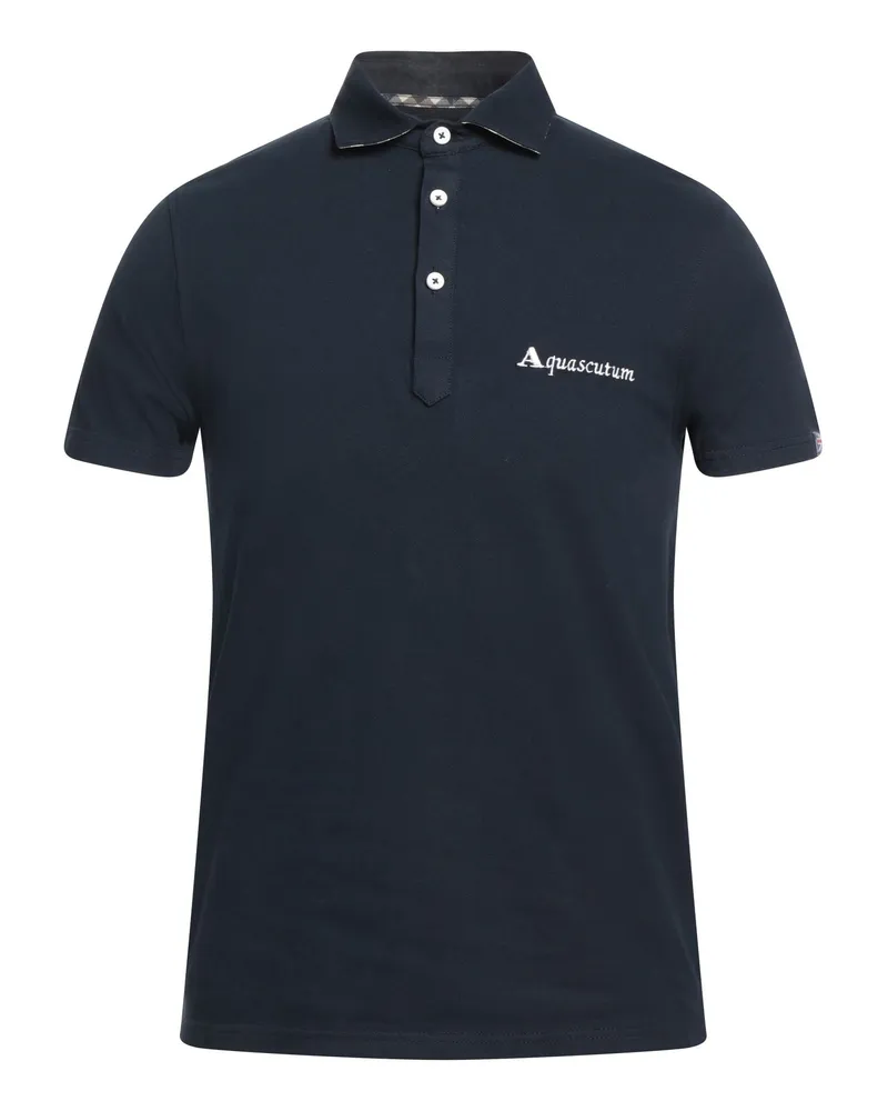 Aquascutum Poloshirt Marineblau