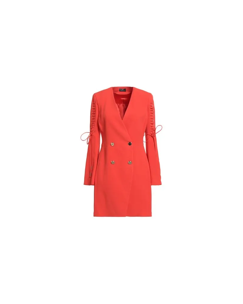 Elisabetta Franchi KLEIDER - Mini-Kleiderauf YOOX.COM Koralle