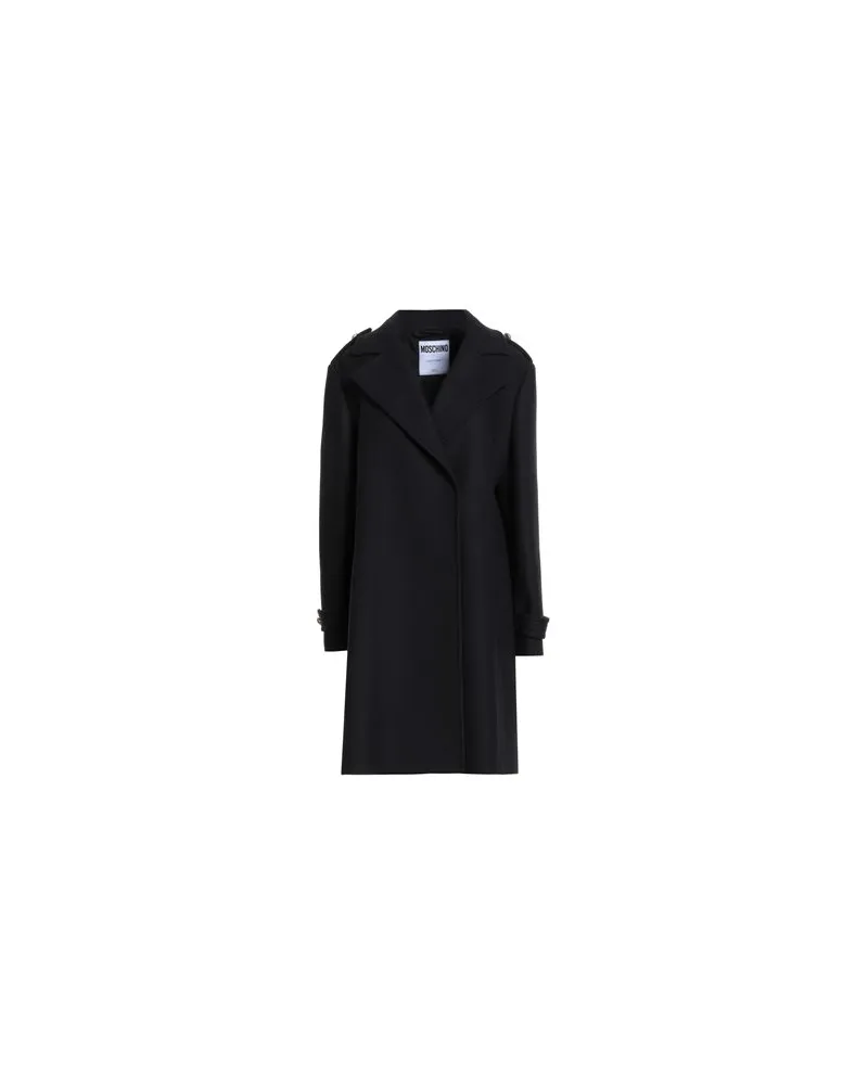 Moschino COUTURE - JACKEN & MÄNTEL - Mäntelauf YOOX.COM Schwarz
