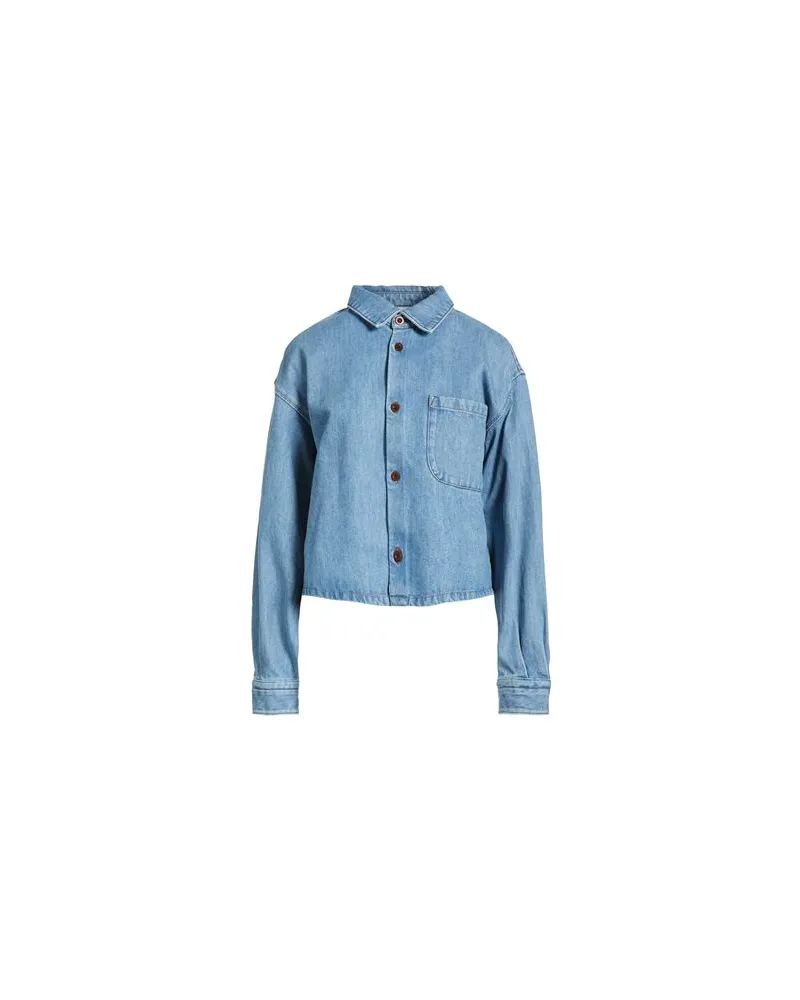 A.P.C. JACKEN & MÄNTEL - Jeansjacken/Mäntelauf YOOX.COM Blau