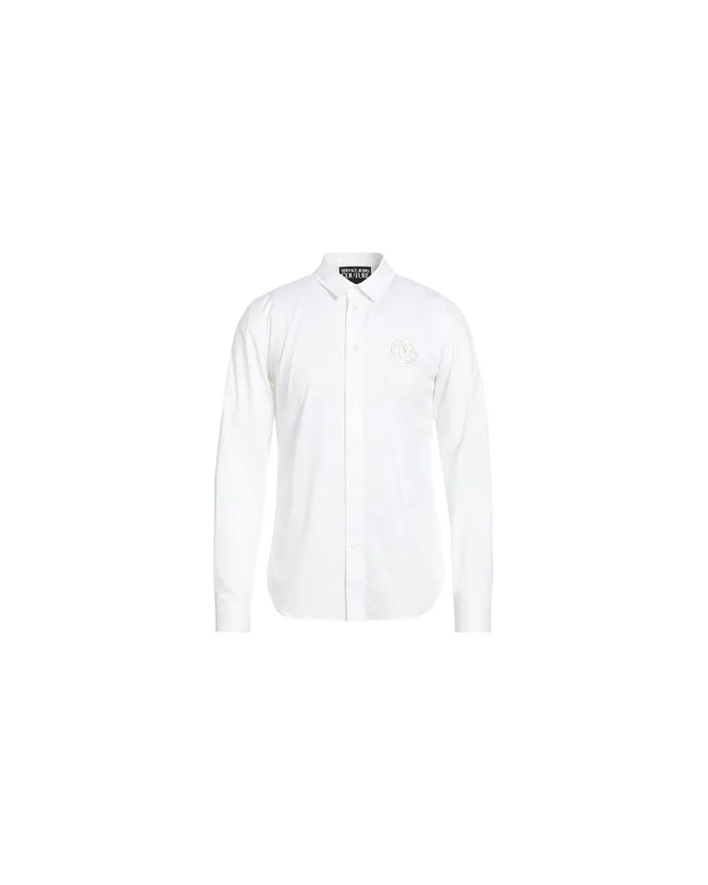 Versace Jeans TOPS - Hemdenauf YOOX.COM Weiß