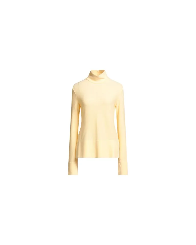 Jil Sander STRICKWAREN - Rollkragenpulloverauf YOOX.COM Pastellgelb