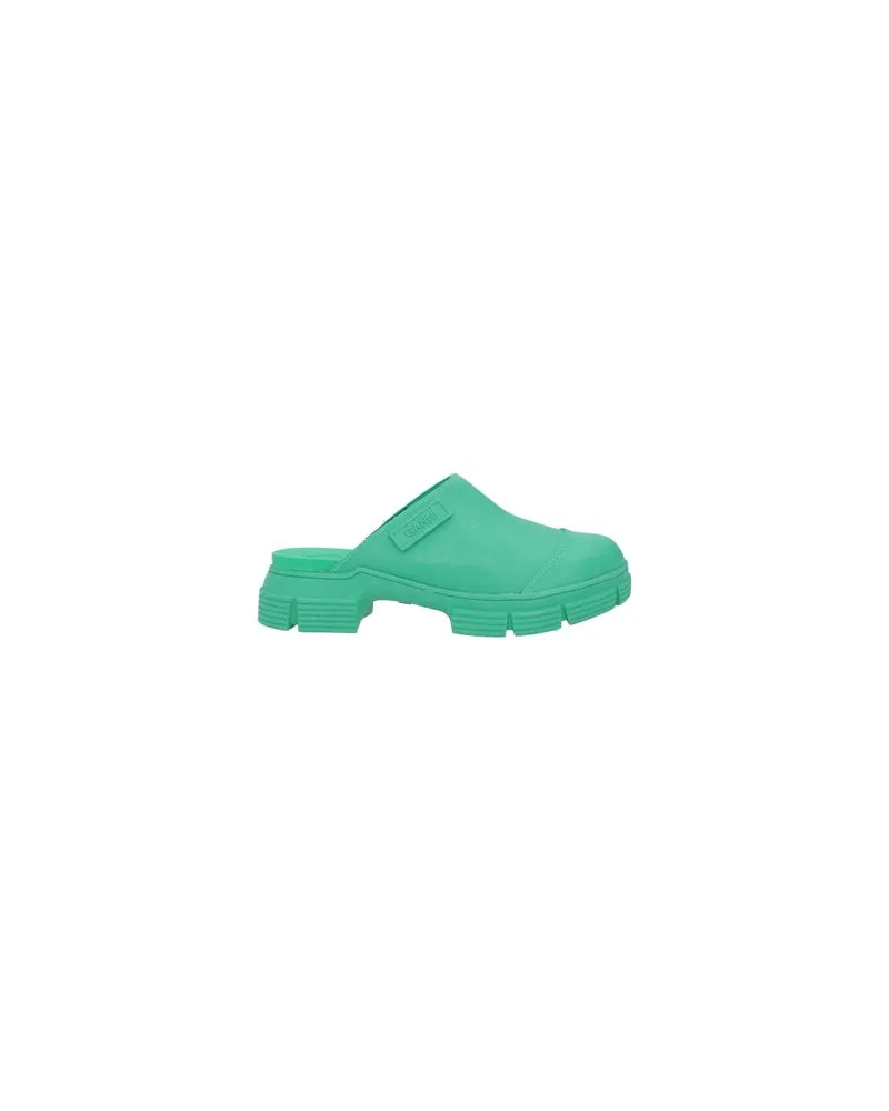 Ganni SCHUHE - Mules & Clogsauf YOOX.COM Grün