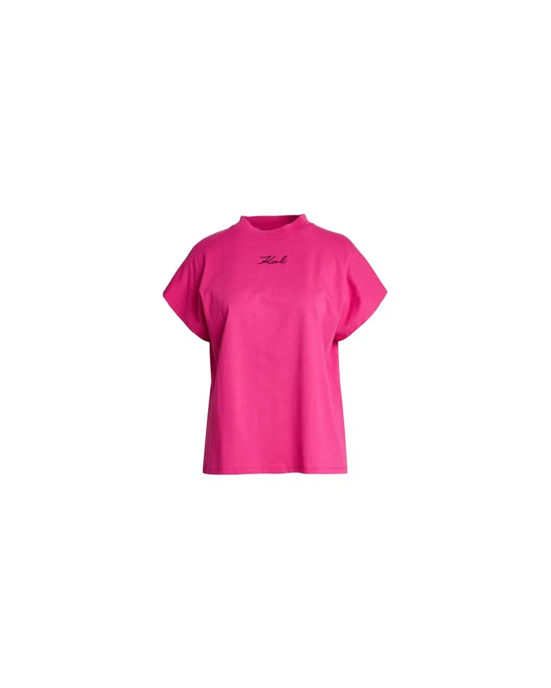 Karl Lagerfeld TOPS - T-shirtsauf YOOX.COM Fuchsia