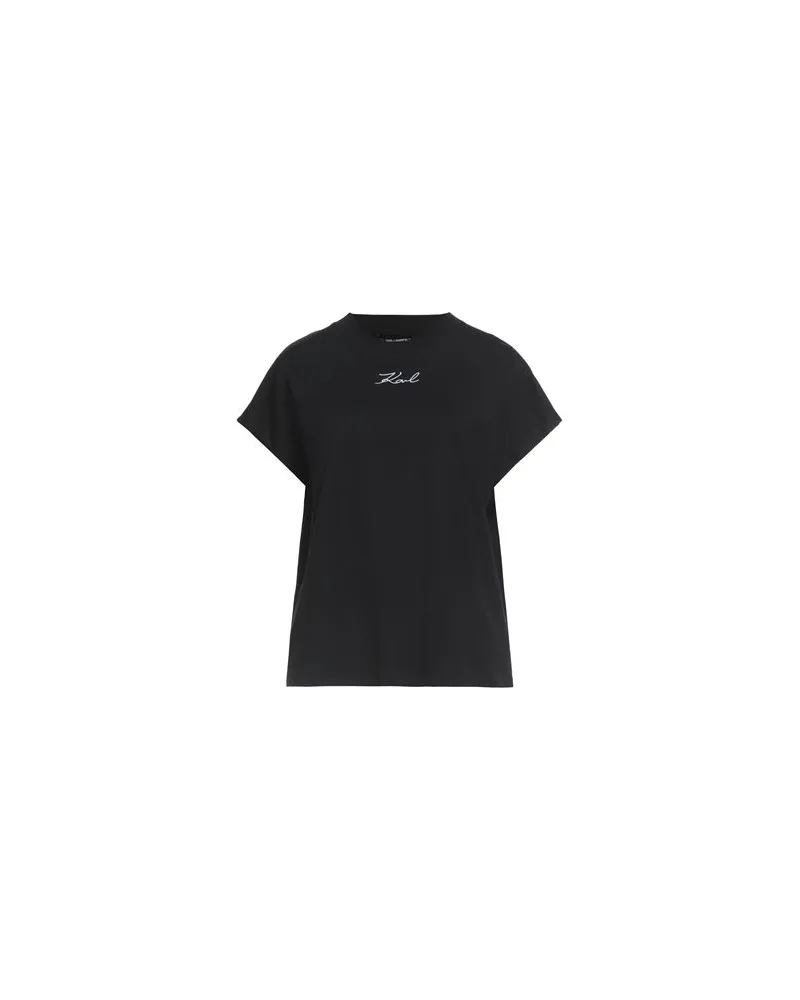 Karl Lagerfeld TOPS - T-shirtsauf YOOX.COM Schwarz