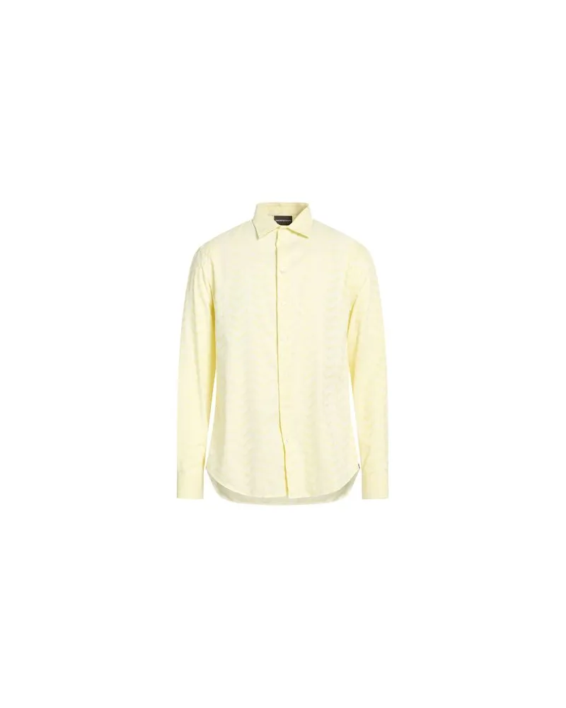Emporio Armani TOPS - Hemdenauf YOOX.COM Pastellgelb