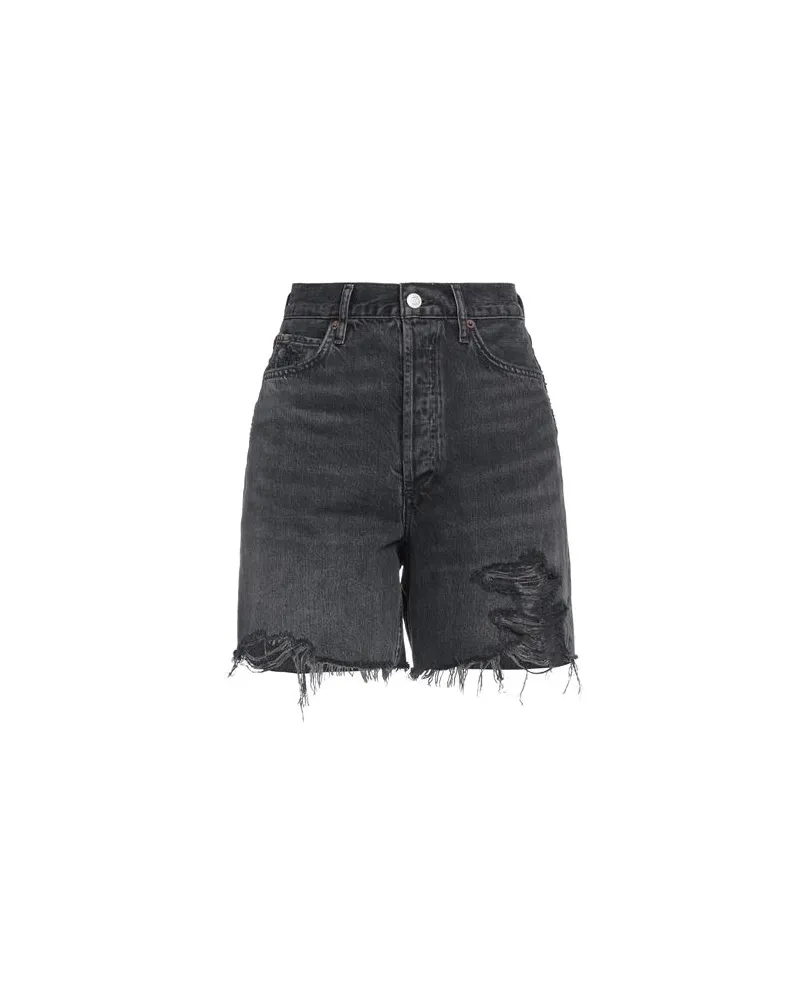 AGOLDE HOSEN & RÖCKE - Jeansshortsauf YOOX.COM Schwarz