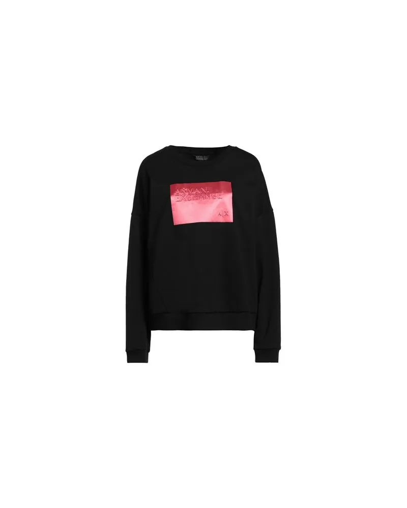 Armani Exchange TOPS - Sweatshirtsauf YOOX.COM Schwarz